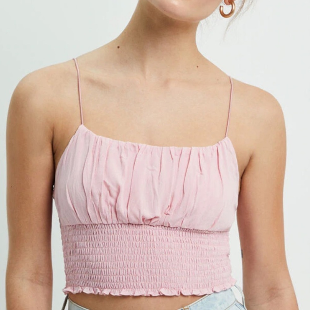 Urban Outfitters Smocked Tank